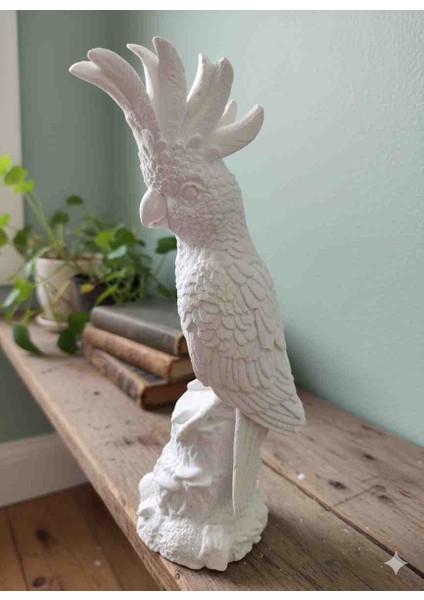 Dekoratif Papağan Heykelciği