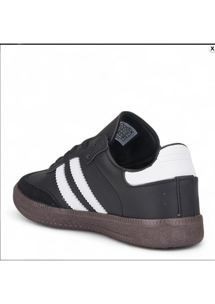 Unisex Beyaz Siyah Termo Taban Yanı Şeritli Bağcıklı Spor Ayakkabı fiyatları