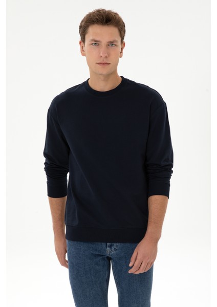 Erkek Lacivert Sweatshirt 50316378-VR033