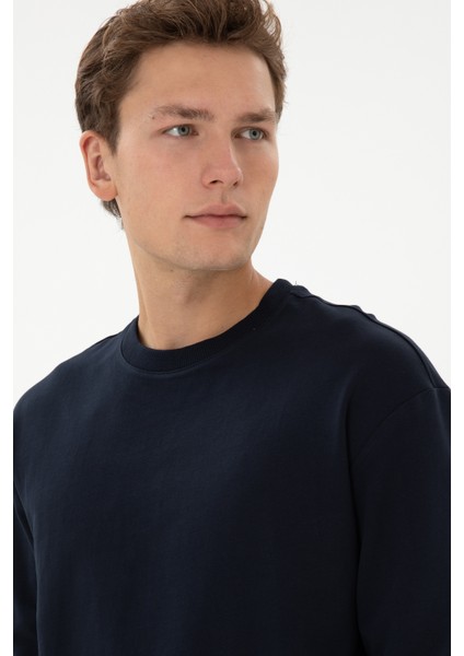 Erkek Lacivert Sweatshirt 50316378-VR033 fiyatları