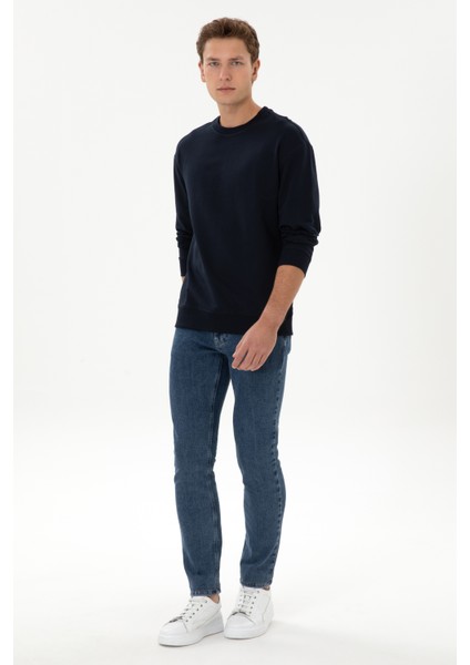 Erkek Lacivert Sweatshirt 50316378-VR033 fırsatları