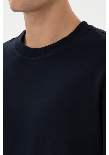 Erkek Lacivert Sweatshirt 50316378-VR033