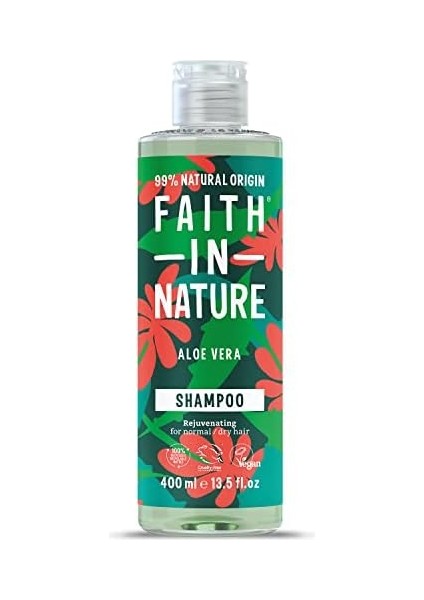 Faıth In Nature %99 Doğal Yenileyici Şampuan Normal & Kuruya Dönük Saçlar Için (Aloe Vera, 400 Ml) modelleri
