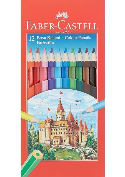 Karton Kutu Renkli Boya Kalemi, 12 Renk, Yumuşak ve Canlı Renkler, Kolay Açılır, Kırılmaya Dayanıklı Uçlar, Uç Kırılmasına Karşı Dayanıklılığı Artıran Özel Yapıştırma Sistemi