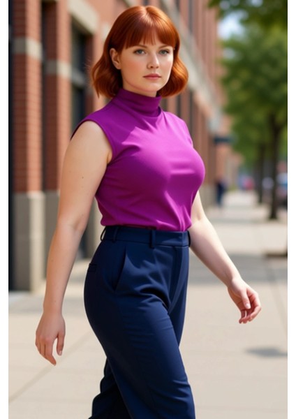 Kadınlara Özel Dik Yaka Asimetrik Detaylı Örme Bluz Şık ve Rahat Bir Giyim Deneyimi Kaliteli fırsatları