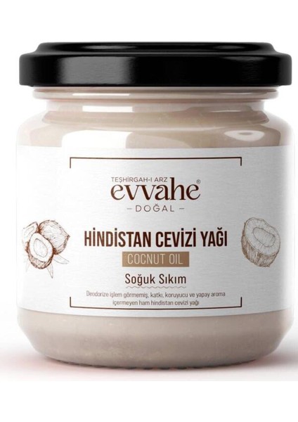 Evvahe Doğal Hindistan, Cevizi, Yağı, 150GR.
