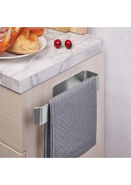 Paslanmaz Çelik Havluluk 27CM Uzun - Kendinen Yapışkanlı - Havlu Askısı Model: Stuttgart fiyatları