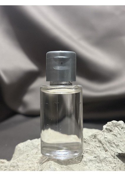 100 Adet 30 ml Boş Plastik Şişe OM80 Gri Kapak