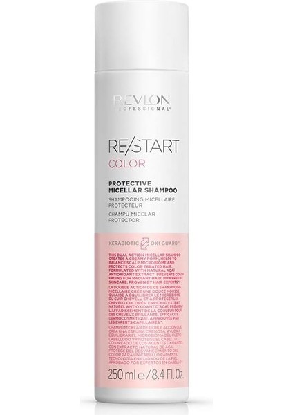Revlon Professional Restart Color Renk Koruyucu Micellar Şampuan 250 ml modelleri