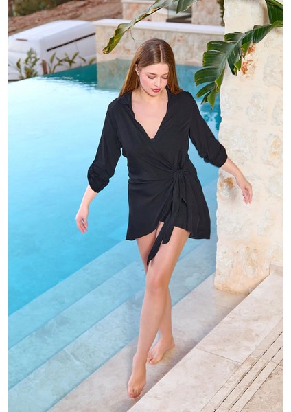 Gömlek Pareo Elbise