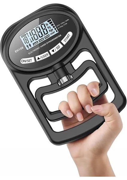 El Dinamometresi Kavrama Gücü Ölçüm Cihazı – LCD Ekranlı, Ayarlanabilir, Taşınabilir