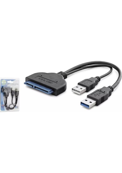 Hadron HDX7549 Usb3.0 To Sata Çevirici 2.5" Güç Girişli 4tb Siyah