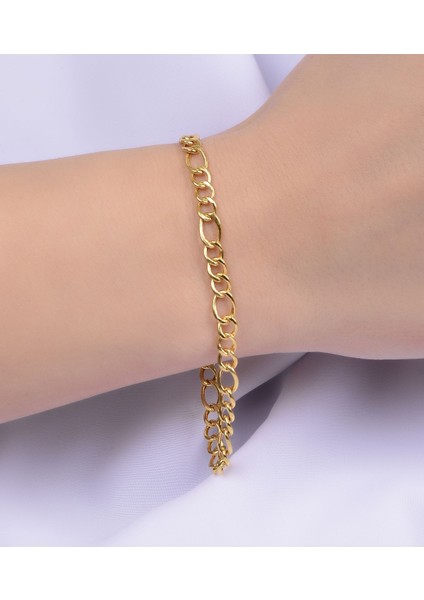 7 gr (Gram) Figaro Halkalı Kunye 22(916) Ayar Altın (Unisex) modelleri