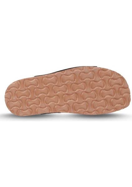 Kalın Taban Kadın Terlik Siyah