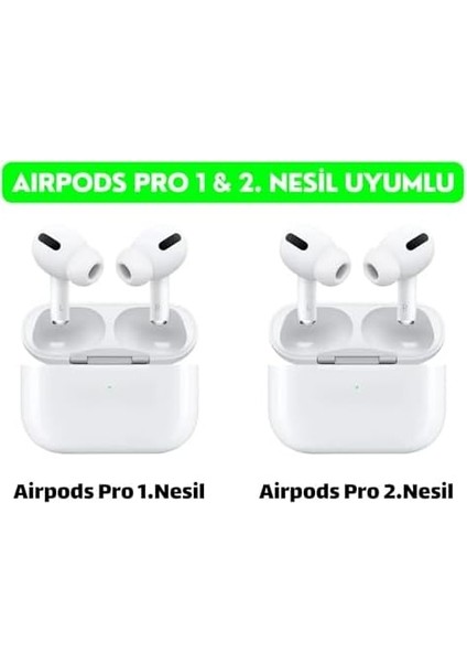 Pro ve Pro 2.nesil Uyumlu Anc Delikli Üç Boyut Premium Yedek Silikon Kulaklık Uçları (S, M, L) fiyatları