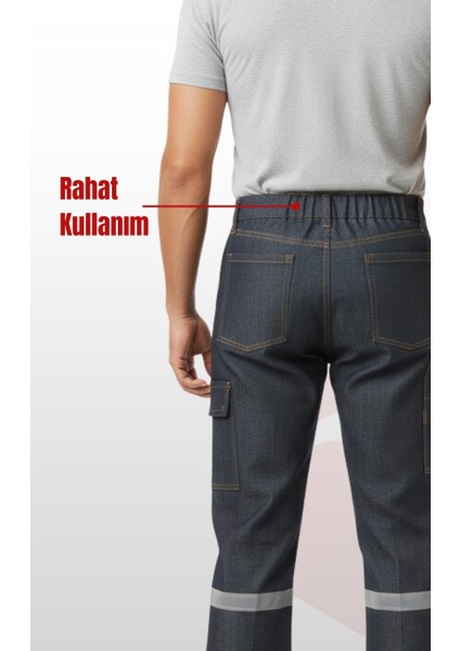 5 Cepli Reflektörlü Gri Kot Iş Pantolonu – Uzun Ömürlü ve Sağlam Iş Pantolonu modelleri