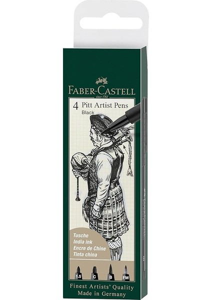 Pitt Artist Pen Çizim Kalemi 4'lü, C 199