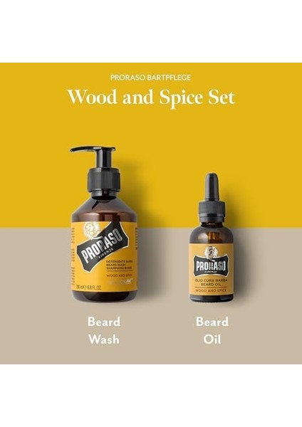 Proraso Duo Sakal Seti/bakım Yağı + Şampuan - Ws fiyatları