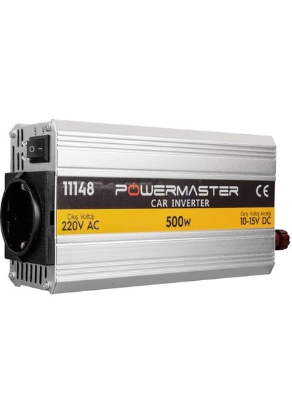 PM-11148 12 Volt 500 Watt Modıfıed Sınus Inverter (10-15V ARASI-220V Ac)