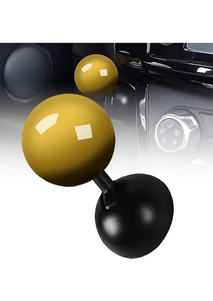 Oto Start Stop Kapağı Motor Çalıştırma Joystik Düğmesi Tek Hareket Motor Başlatma ve Durdurma Sarı