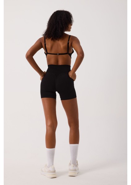 Aura Spor Şort Yüksek Bel Esnek Şekillendirici ve Toparlayıcı Seamless Tayt Kısa Şort fiyatları