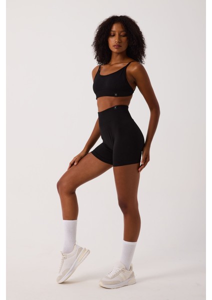 Aura Spor Şort Yüksek Bel Esnek Şekillendirici ve Toparlayıcı Seamless Tayt Kısa Şort modelleri