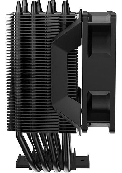 Master Hyper 411 Nano Cpu Hava Soğutucu, 4 Isı Borusu (Tdp 180 W), Kolay Monte Edilen 92 mm Fan (Pwm), 136 mm Alüminyum Soğutucu, Düşük Mesafeli, Amd ve Intel Uyumlu modelleri