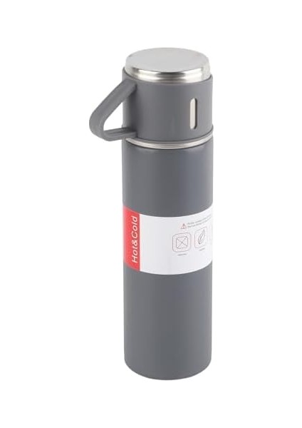 Vakumlu Kupa Paslanmaz Çelik Vakum Yalıtımlı 500ML, Taşınabilir Şişe, Açık Gri Vakumlu Kupa Şişesi modelleri