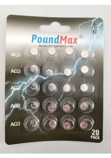 20 Adet Ag3 LR41 LR736 / L736 / G3 / G3A / 3ga / 192 / GP192 / V3GA / RW87 1.5V Alkalin Düğme Piller Küçük Elektronik Ev Aletleri, Araba Anahtarları, Ölçüm Cihazları ve Hesap Makineleri