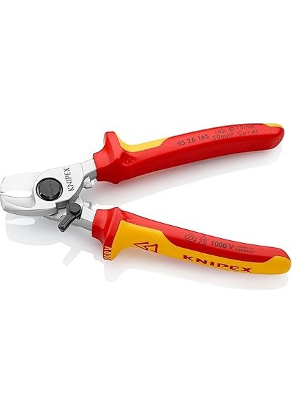 Kablo Makası, Açma Yaylı, Krom Kaplama, Çok Bileşenli Manşonlarla Izole Edilmiş, Vde Onaylı 165 mm 95 26 165 fiyatları