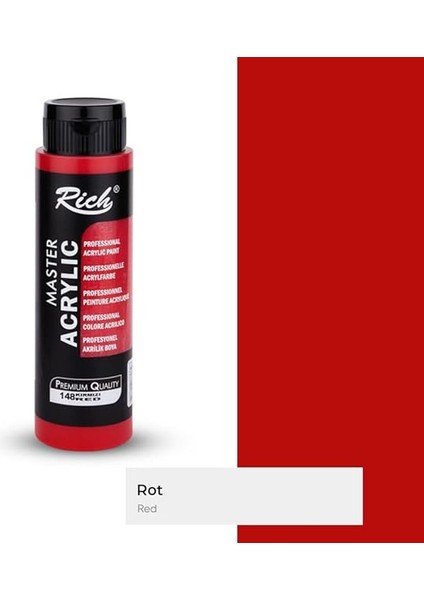 Master Akrilik Boya Kırmızı 500CC fiyatları