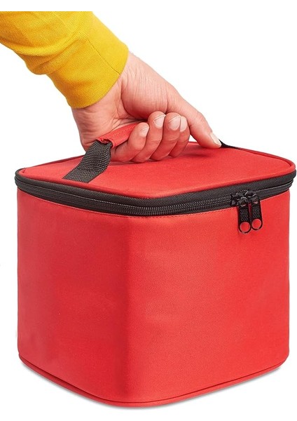 Sıcak Soğuk Tutucu Yemek Taşıma ve Beslenme Çantası Kırmızı