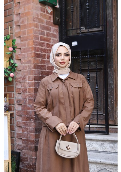 Cepli Detaylı Süet Etekli Takım modelleri