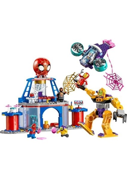 | 4+ Spidey Takımı Ağ Örücü Karargahı 10794-4 Yaş ve Üzeri Çocuklar Için 5 Minifigür Içeren Yaratıcı Oyuncak Yapım Seti (193 Parça) modelleri