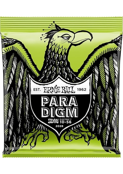 Ball Normal Slinky Paradigm 7 Telli Elektro Gitar Telleri, Ölçü 10-56
