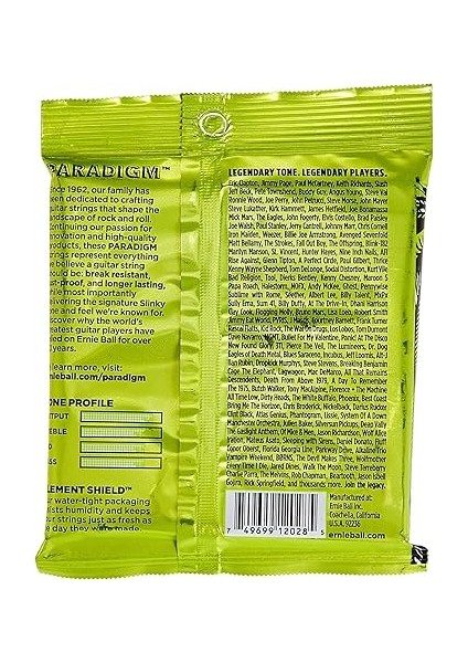Ball Normal Slinky Paradigm 7 Telli Elektro Gitar Telleri, Ölçü 10-56 modelleri
