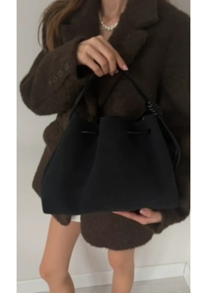 Dorn Süet El ve Omuz Çantası