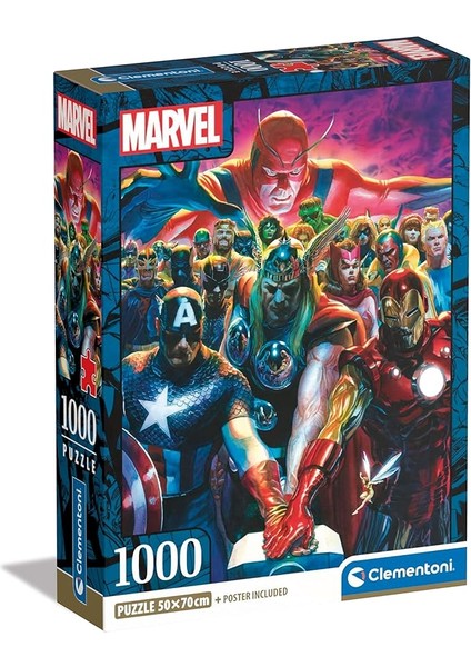 1000 Parça Puzzle Avengers (Compact Box)