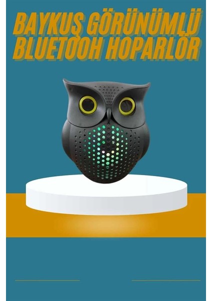 Baykuş Görünümlü Işıklı Bluetooth Speaker Bluetooth Hoparlör fiyatları