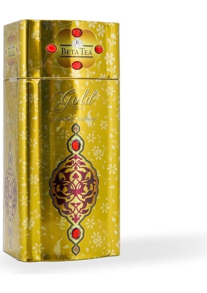Beta Tea Beta Jewellery Gold Metal Ambalaj 100 gr (Seylan Çayı - Ceylon Tea)