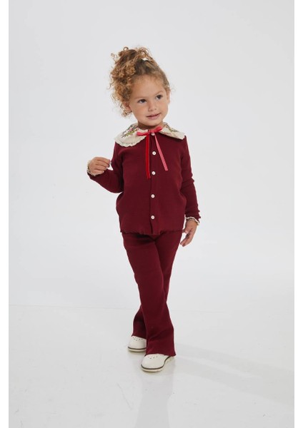 Yakası Işlemeli Kaşkorse Takım