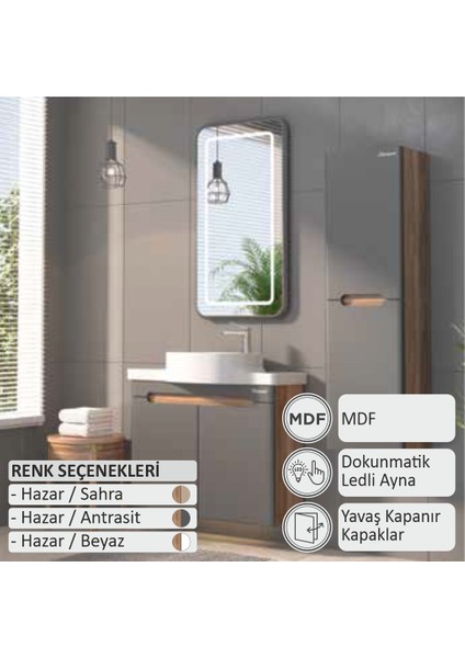 Serin Banyo Dolabı 65 cm (Boy Dolabı Dahil Değildir.) fiyatları