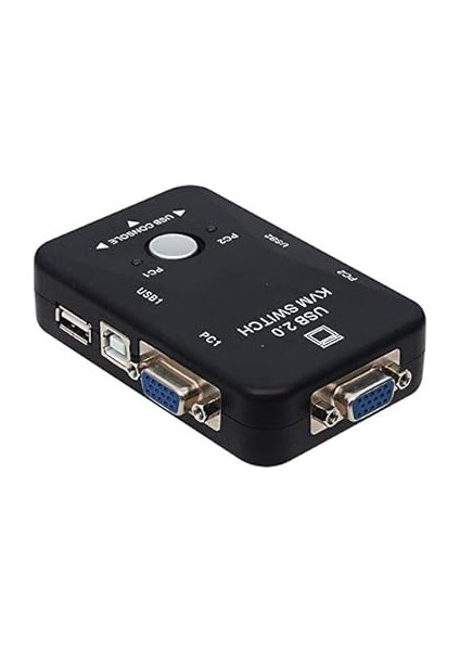Port USB Kvm Switch, 2 Kasa 1 Monitör Switch, 2 Bilgisayarı Tek Elden Yönetin, fiyatları