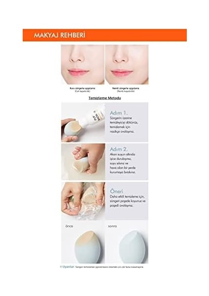 Mıssha Islandığında Hacmi Büyüyen Makyaj Süngeri Water In Sponge fiyatları