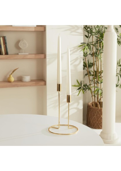 2'li Şamdan Mum 24 cm