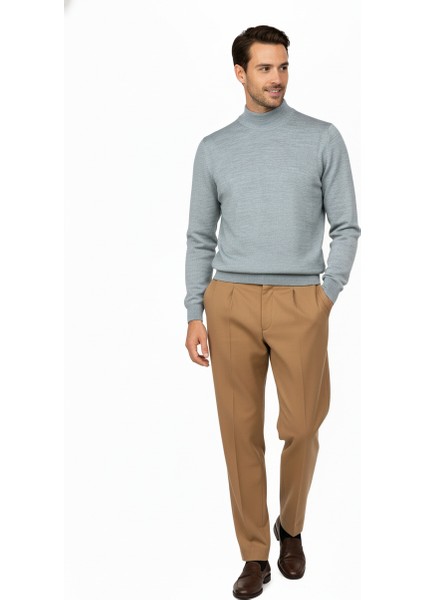 Erkek Kışlık Yarım Balıkçı Yaka Kazak Pamuklu Marina Örme Uzun Kollu Düz Renk Rahat Kesim indirimleri