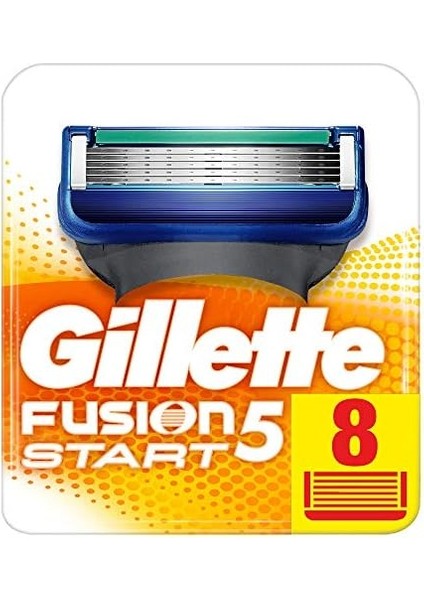 Gillette Fusion5 Start Yedek Erkek Tıraş Bıçağı 8'li modelleri