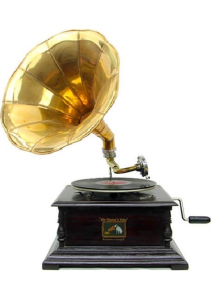 Gramofon Plakçalar Nostaljik Kurmalı Ahşap Kare ASIG509 fiyatları