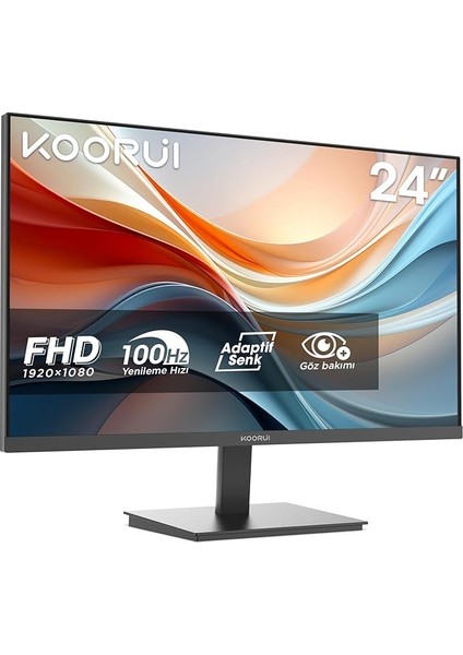 E2412F 24 Inç Monitör Full Hd, 100 Hz, 5ms, Göz Konforu, Srgb%99 Farbumfangs, (1920 x 1080, Hdmı, Vga, Neigbar, Vesa 75X75)