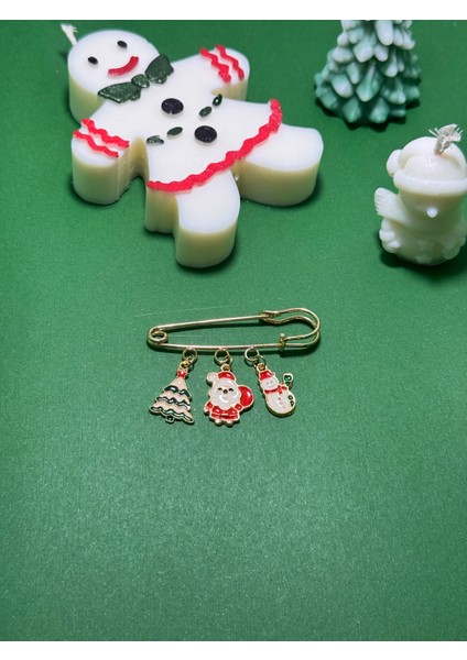 Yılbaşı Iskoç Yaka Iğnesi